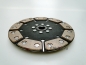 Preview: 240mm clutch disc 9Pad sintered metal - rigid forTTrs- Mq500