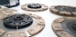 Preview: 240mm clutch disc 9Pad sintered metal - rigid forTTrs- Mq500