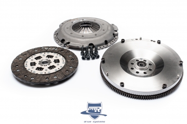 Clutch kit with organic friction disc for Audi 5 cylinder 20V turbo + performance pressure plate