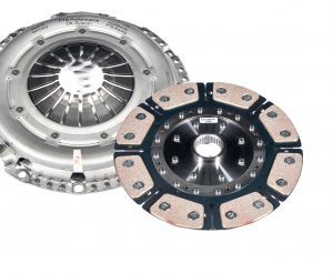 Verstärkte Druckplatte & gefederte sinter Reib-Scheibe für BMW E36/E46 - leicht erhöhter Druckpunkt - kein Guss Material - Nur für EMS